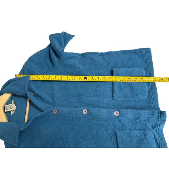 Vintage L.L. bean Fleece Coat Jacket Womens size M Outdoors Utility Minimalist - Picture 6 of 9